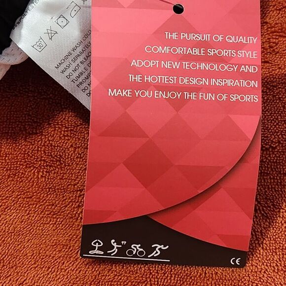 Santiny Running Shorts For Women Size Large Lightweight Zip Pocket Quick Dry  B9 - Picture 11 of 12